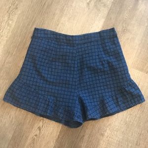 Adorable Navy ruffle shorts